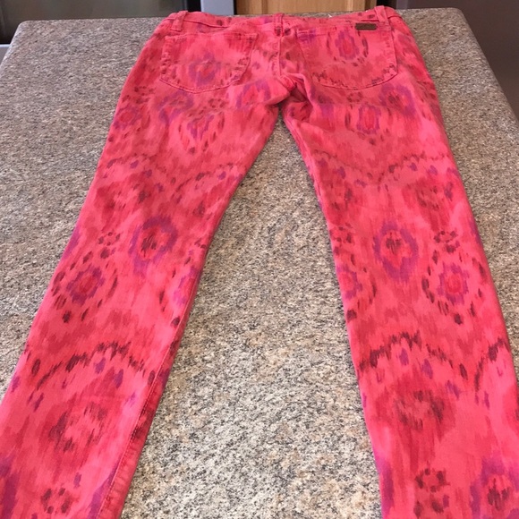 Joe’s Skinny Ankle Jeans in Geranium Tribal -sz 26 - Picture 6 of 7
